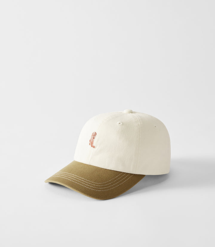 R.M.Williams Rodeo Queen twill cap - Ivory