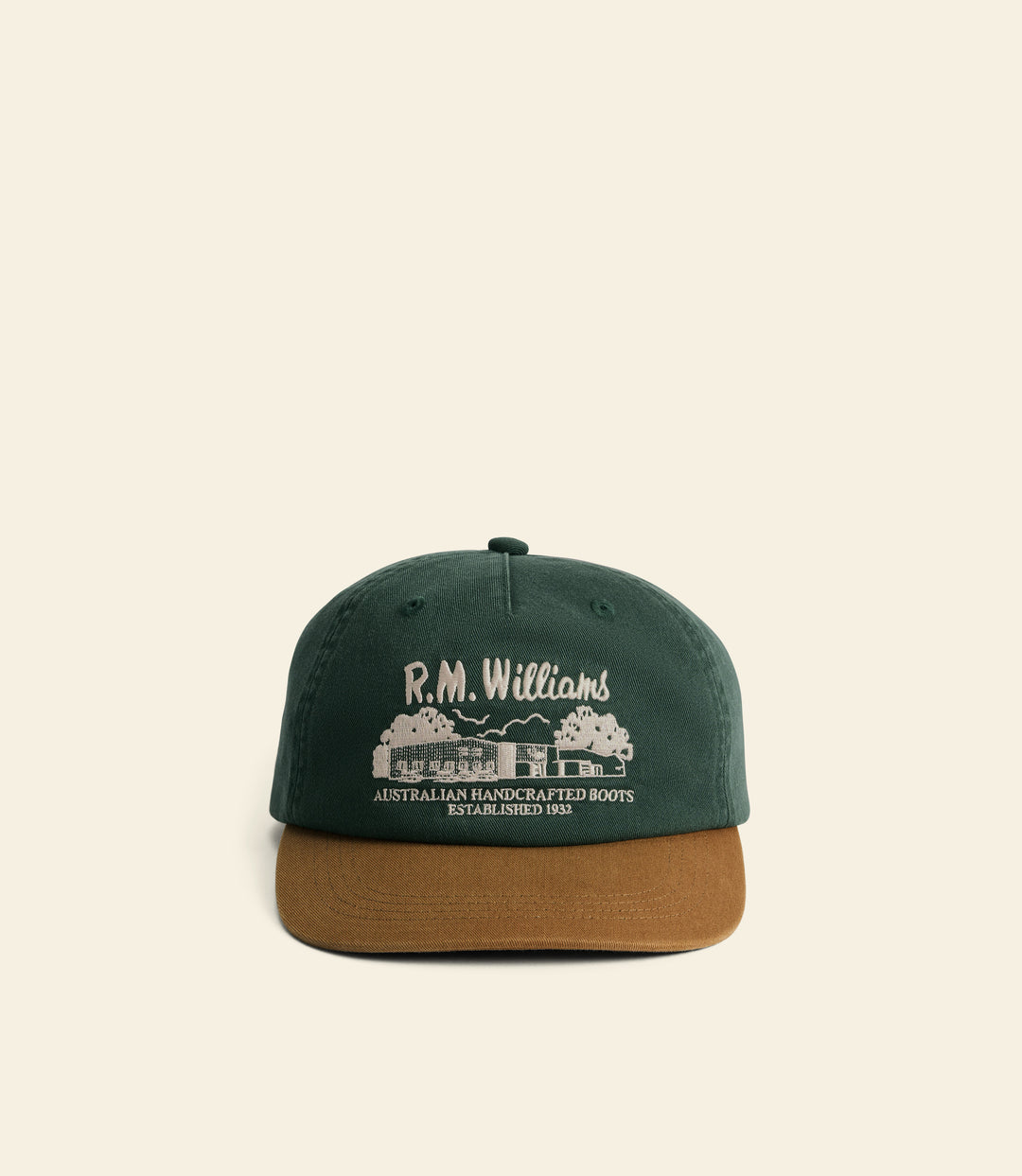 R.M.Williams Workshop twill cap - Pine - view 4