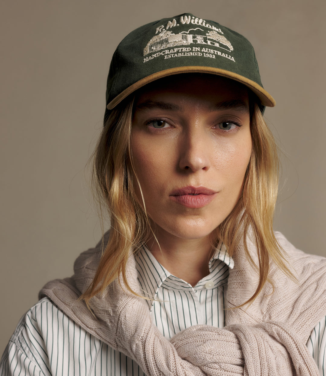 R.M.Williams Workshop twill cap - Pine - view 6