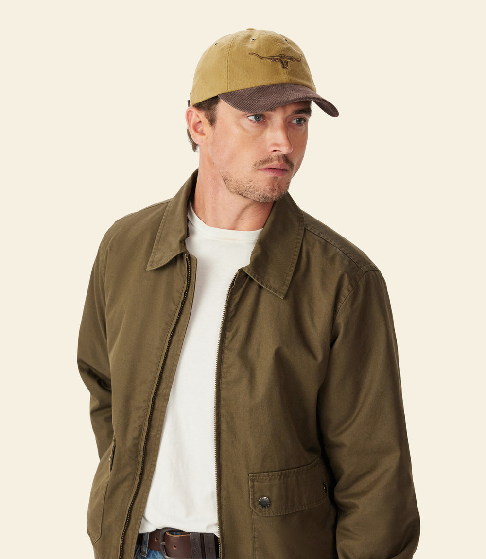R.M.Williams Longhorn wax cotton cap - view 2