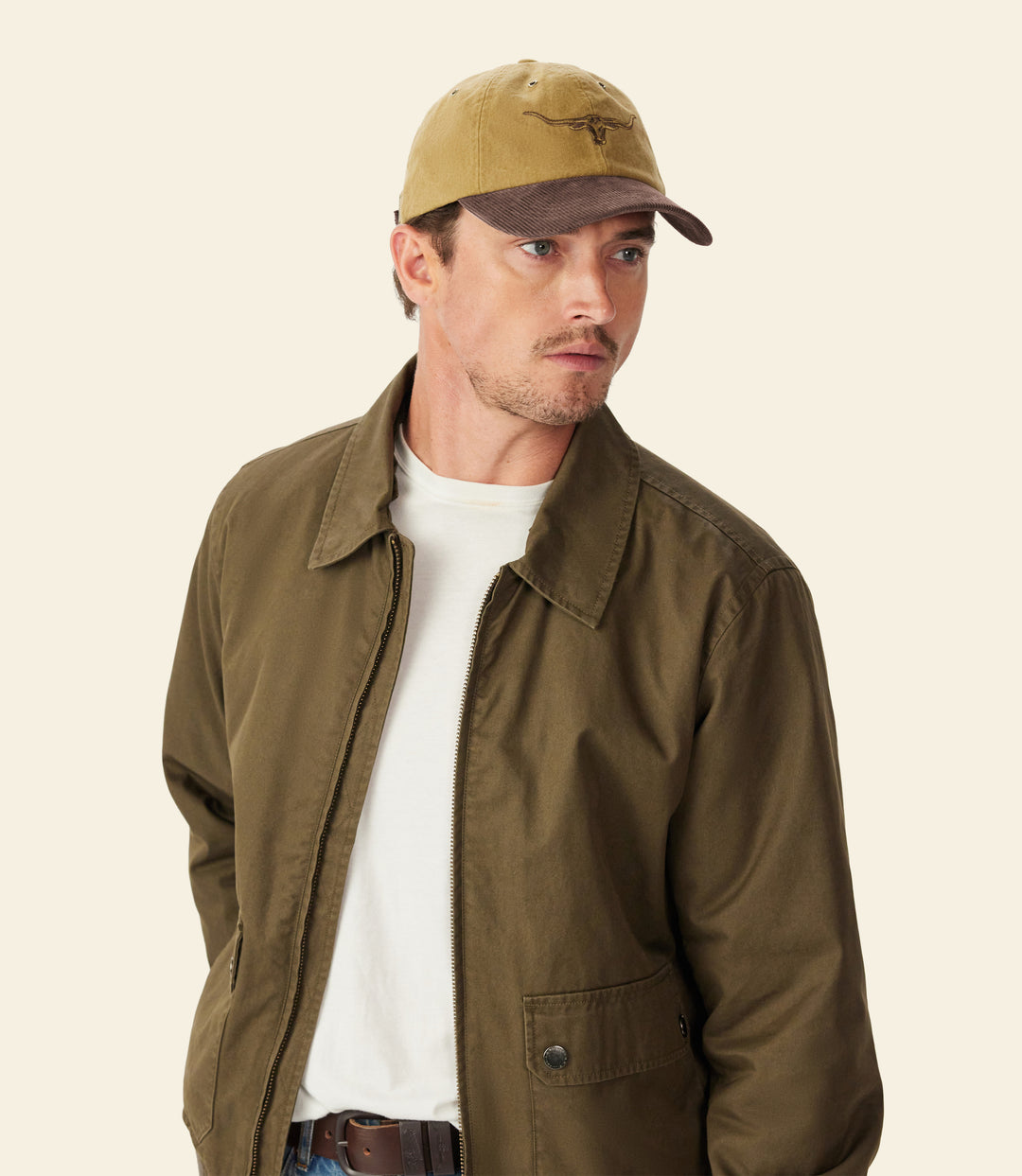 R.M.Williams Longhorn wax cotton cap - view 2