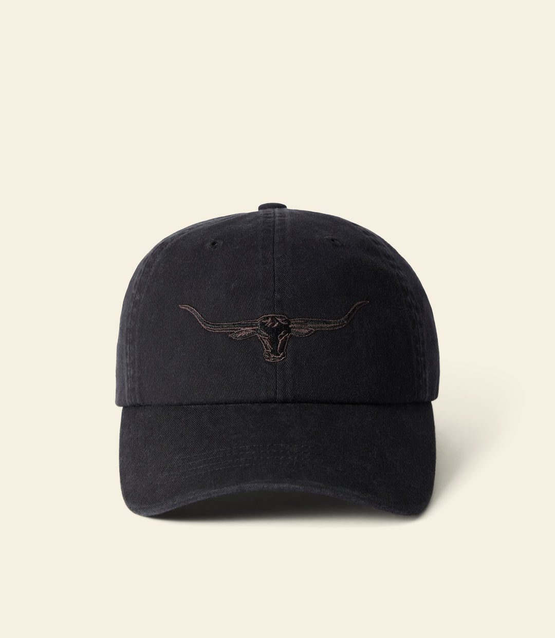 R.M.Williams Longhorn Twill Cap - Black Wash - view 4