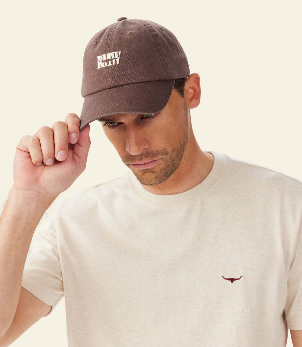 R.M.Williams Branded twill cap - Hot Fudge - view 2