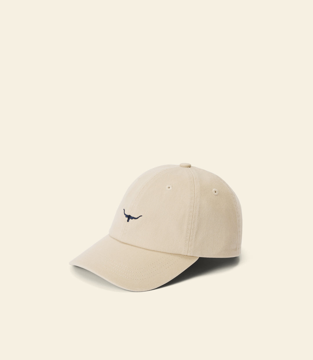 R.M.Williams Mini longhorn twill cap - Ecru