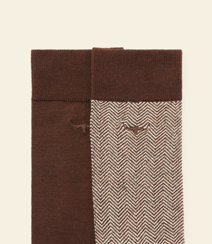 R.M.Williams Nelson herringbone sock 2 pack - view 4