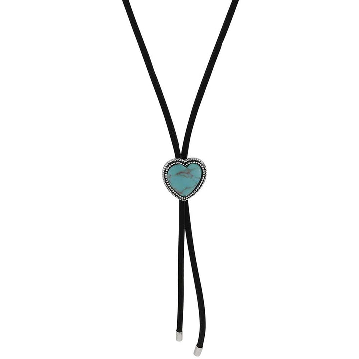 Montana Silversmiths Turquoise Has My Heart Bolo Necklace