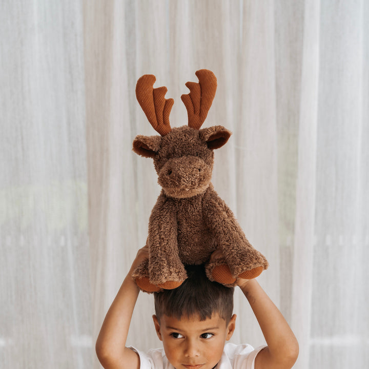 Dudley Moose Soft Toy by and the little dog laughed - photo 1 of 3