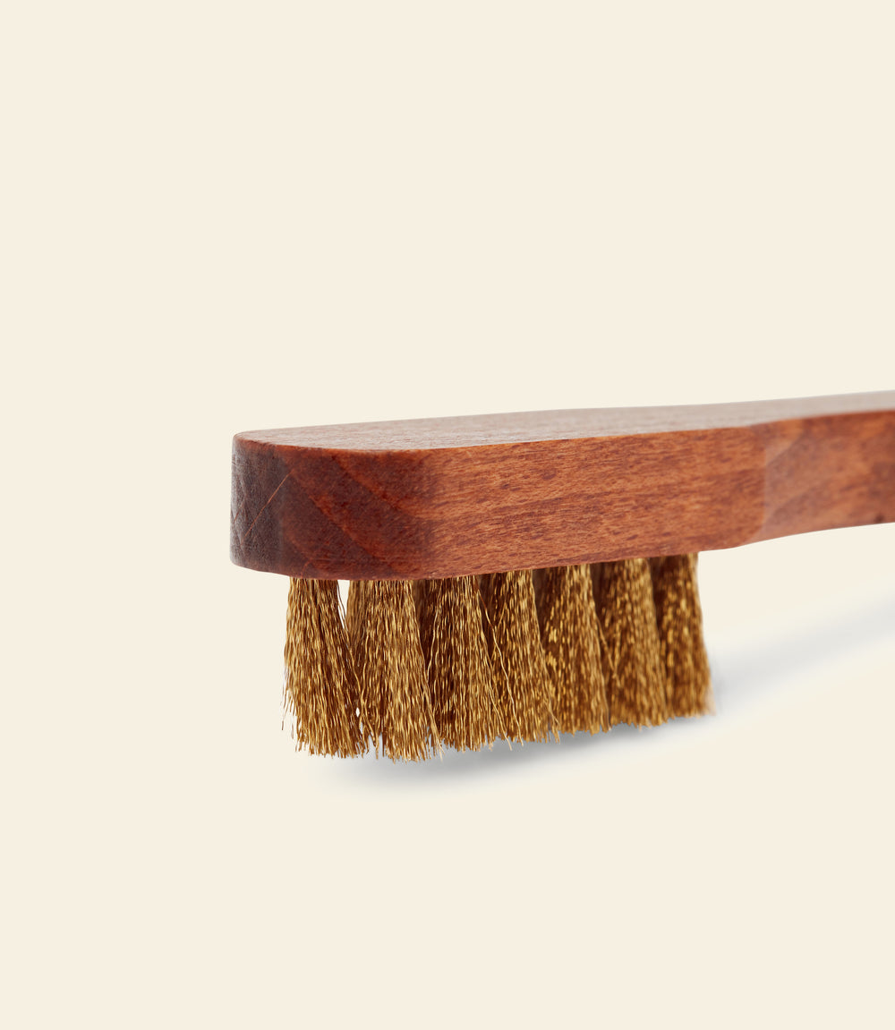 R.M.Williams Suede brass bristle brush - Natural - view 2