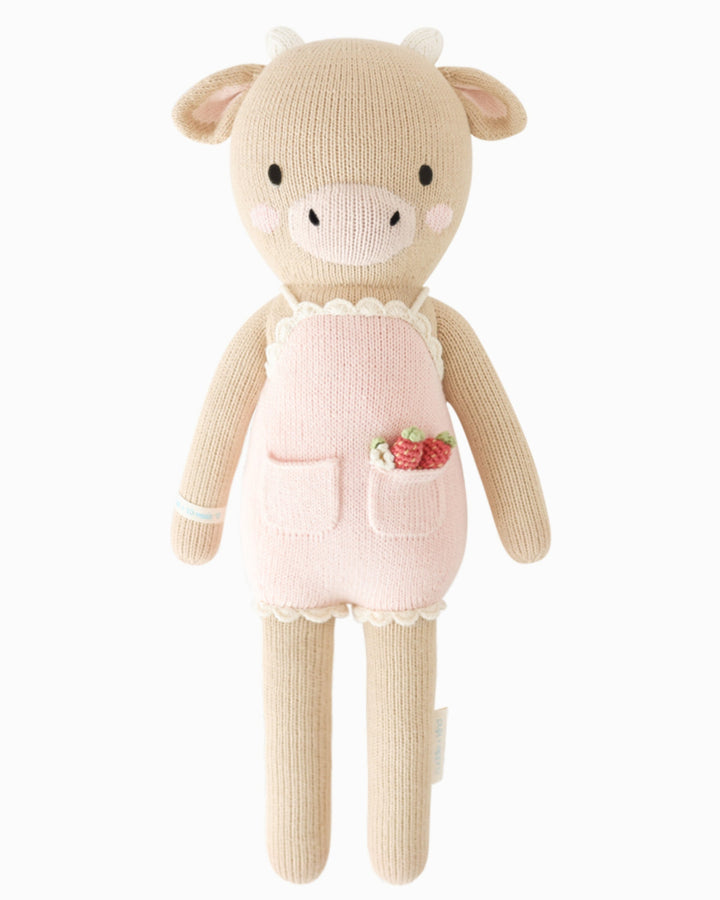 Cuddle &amp; Kind Ava The Cow (Little 13") - Powder Pink
