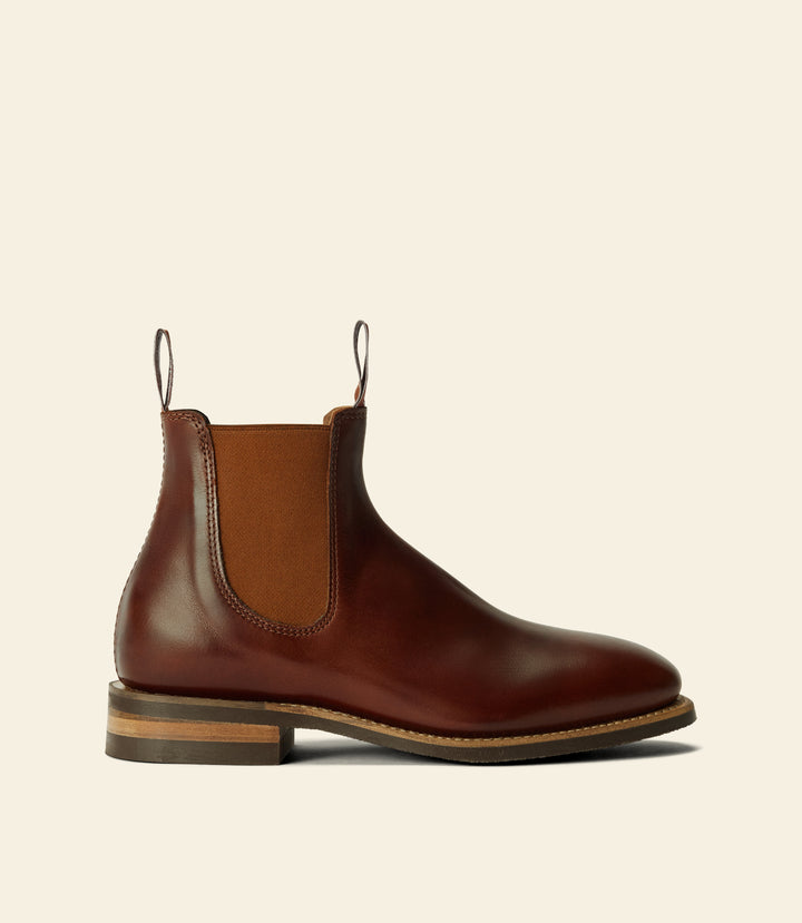 R.M.Williams Comfort Craftsman boot - Pull-up leather - Mid brown saddle - view 5