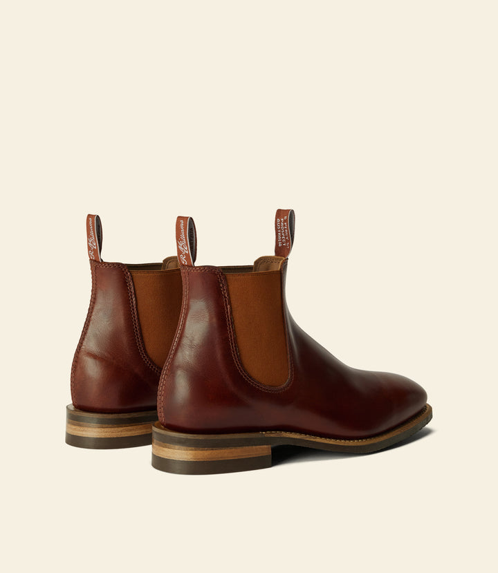 R.M.Williams Comfort Craftsman boot - Pull-up leather - Mid brown saddle - view 6