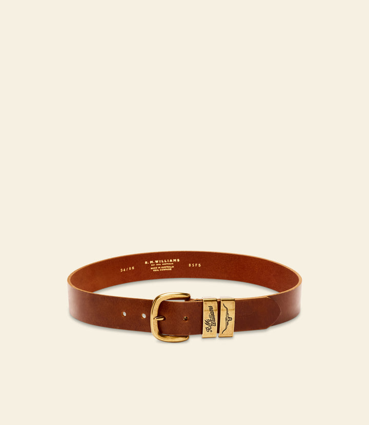 R.M.Williams Drover Belt - Caramel - view 4
