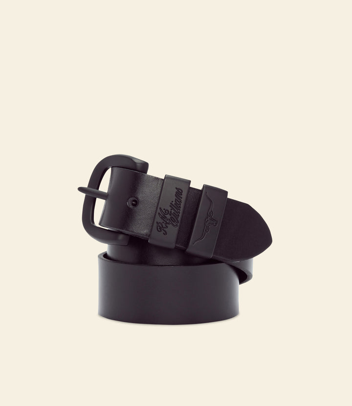 R.M.Williams Drover belt - Black/Black