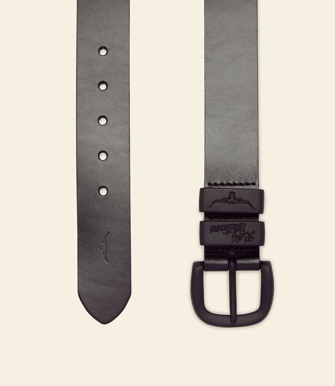 R.M.Williams Drover belt - Black/Black - view 3