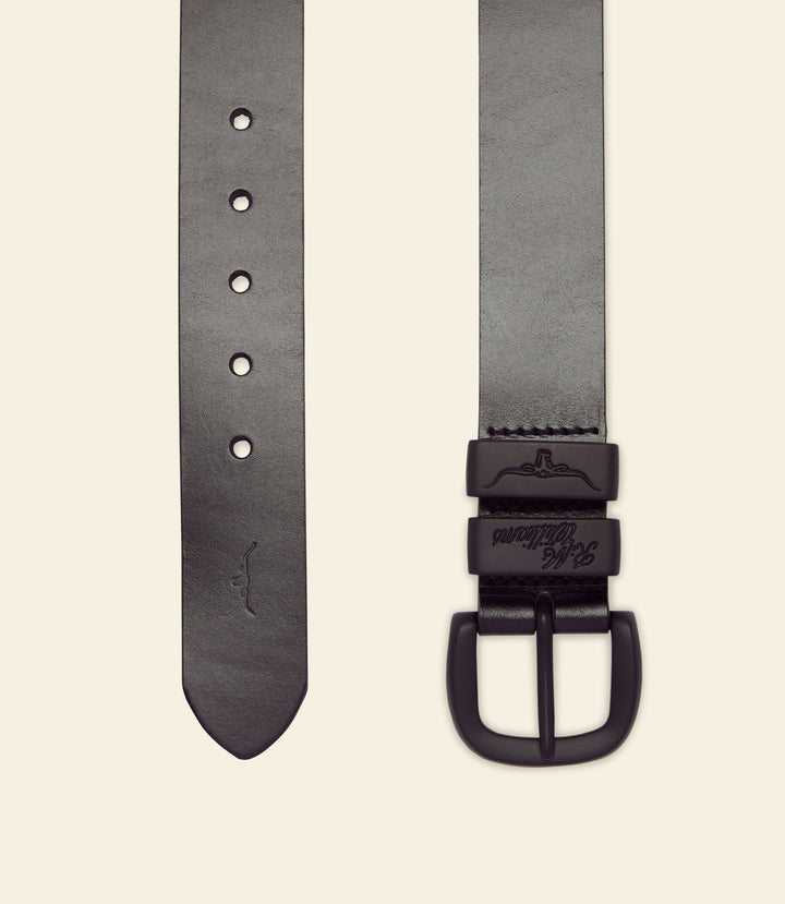 R.M.Williams Drover belt - Black/Black - view 3