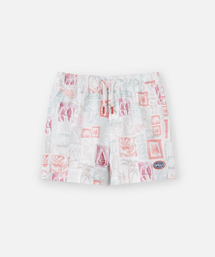 The Sunset Swim Trunk in Multi - front