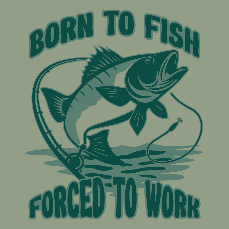 Old Guys Rule Born To Fish - Sage - image 2