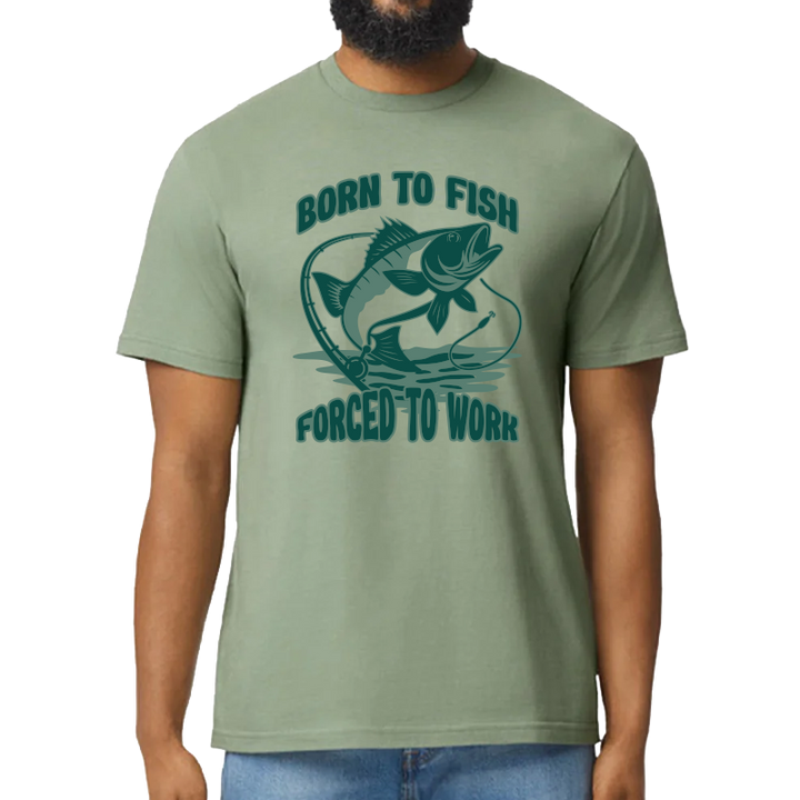 Old Guys Rule Born To Fish - Sage