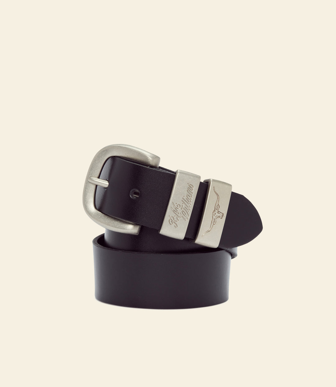 R.M.Williams Drover Belt - Black