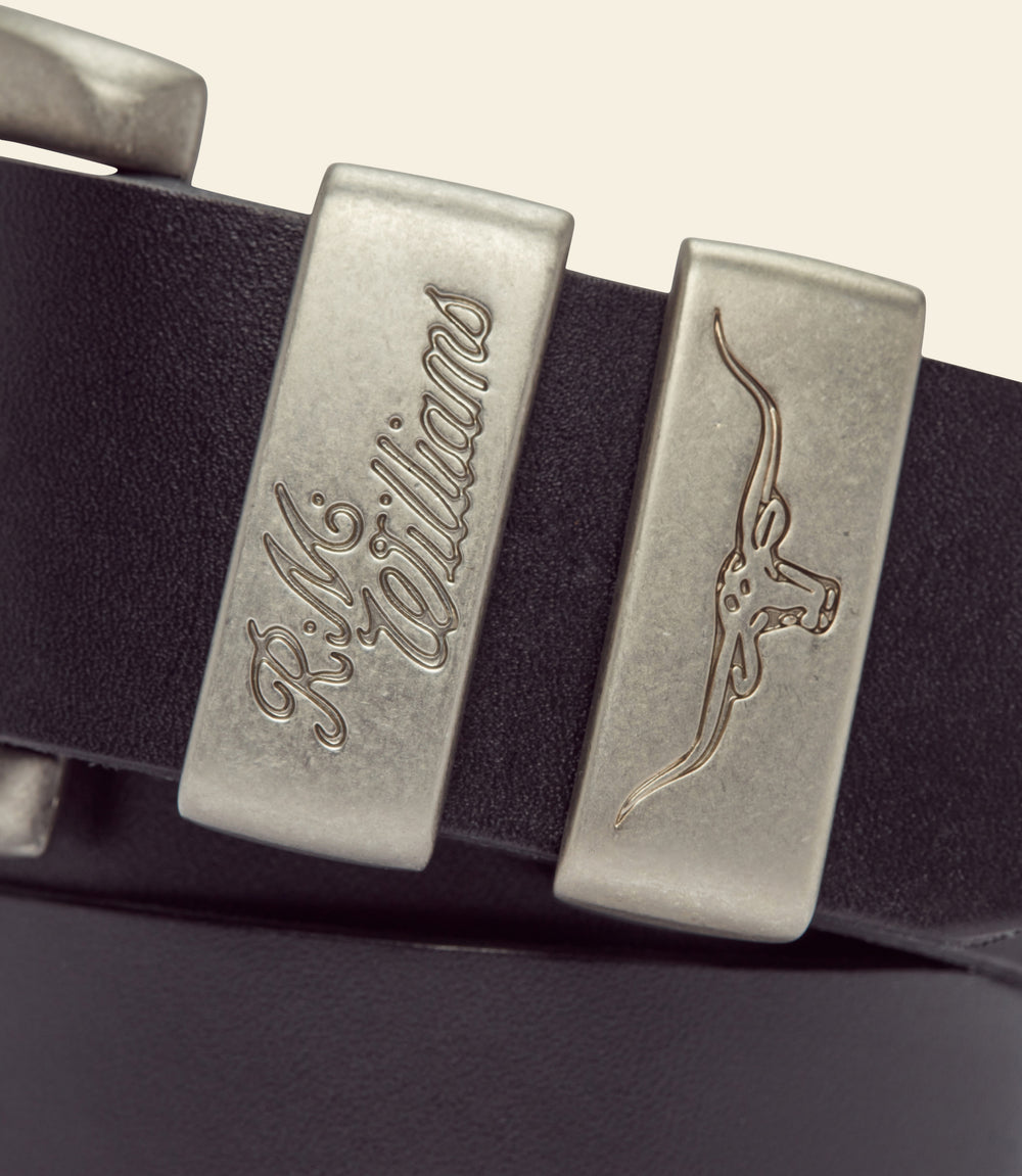R.M.Williams Drover Belt - Black - view 2