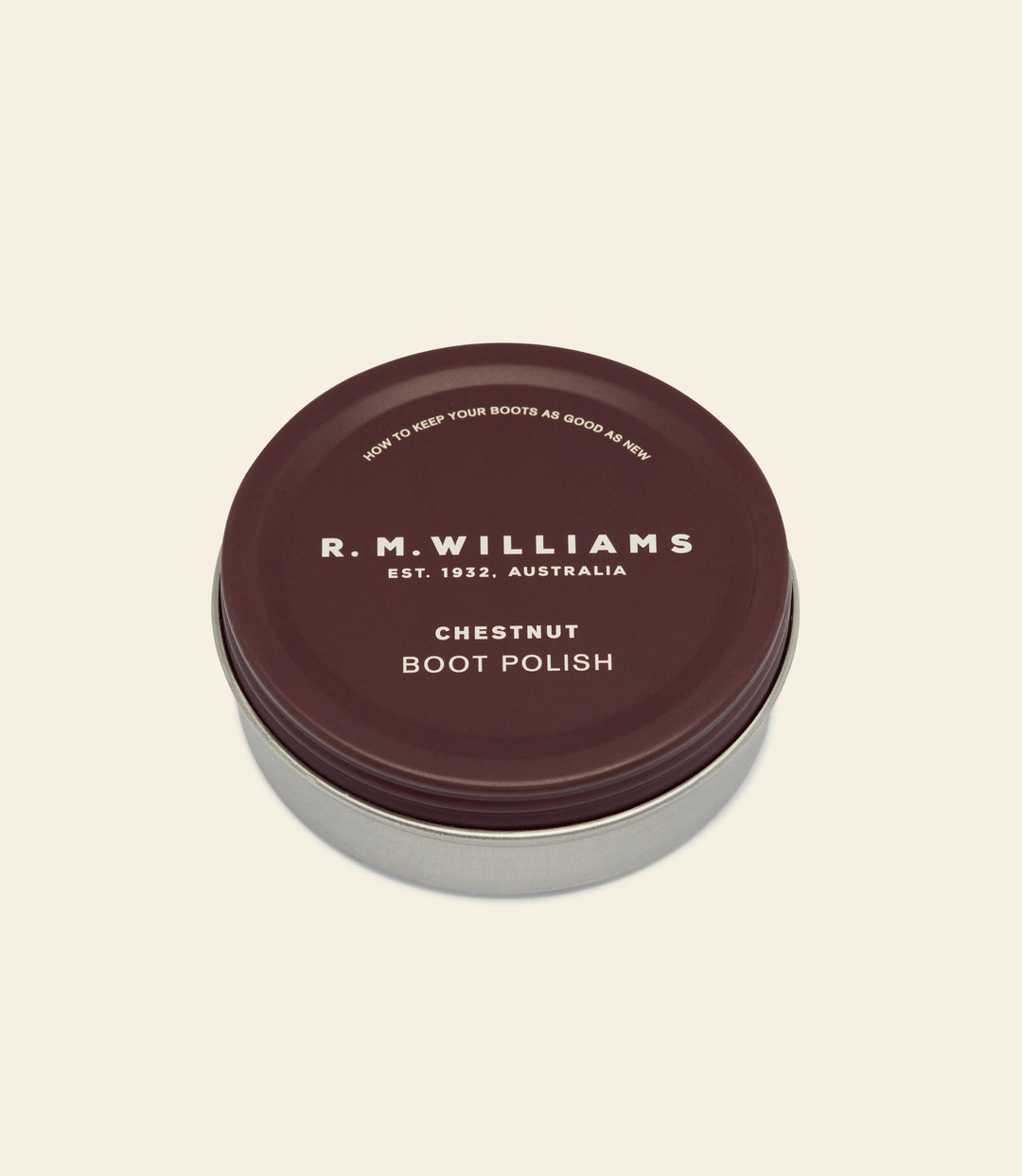 R.M.Williams Stockman's boot polish - Chestnut