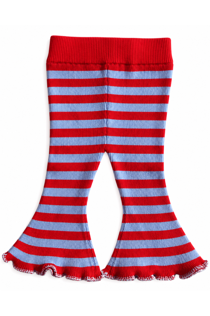 Poss &amp; Soss Stripe Flares, Cherry Bomb, view 4 of 5
