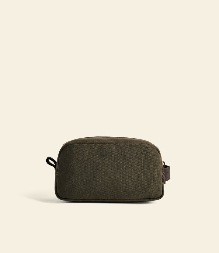 R.M.Williams Barrenjoey toiletry bag - Dark Khaki