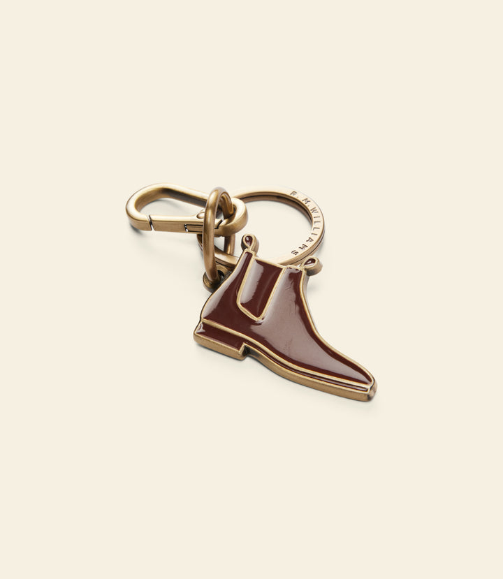 R.M.Williams Boot Enamel Keyring - Chestnut - view 4