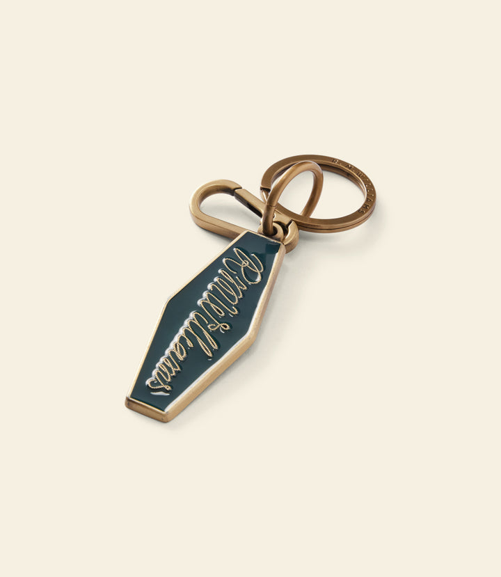 R.M.Williams Rope Logo Enamel Keyring - Pine - view 4