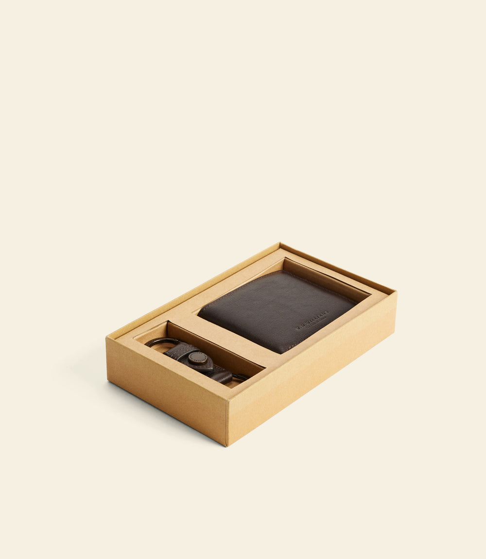 R.M.Williams Wallet and keyring gift set - Chestnut - view 2