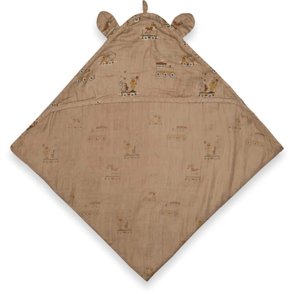 Nuuroo Danila Baby Muslin Towel in Carnival Train - photo 1 of 1
