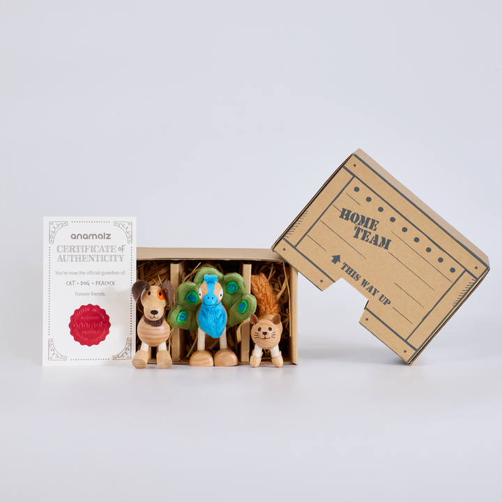 Anamalz Barnfields Mini Crate: Home Team, wooden toy by Anamalz – photo 4 of 7