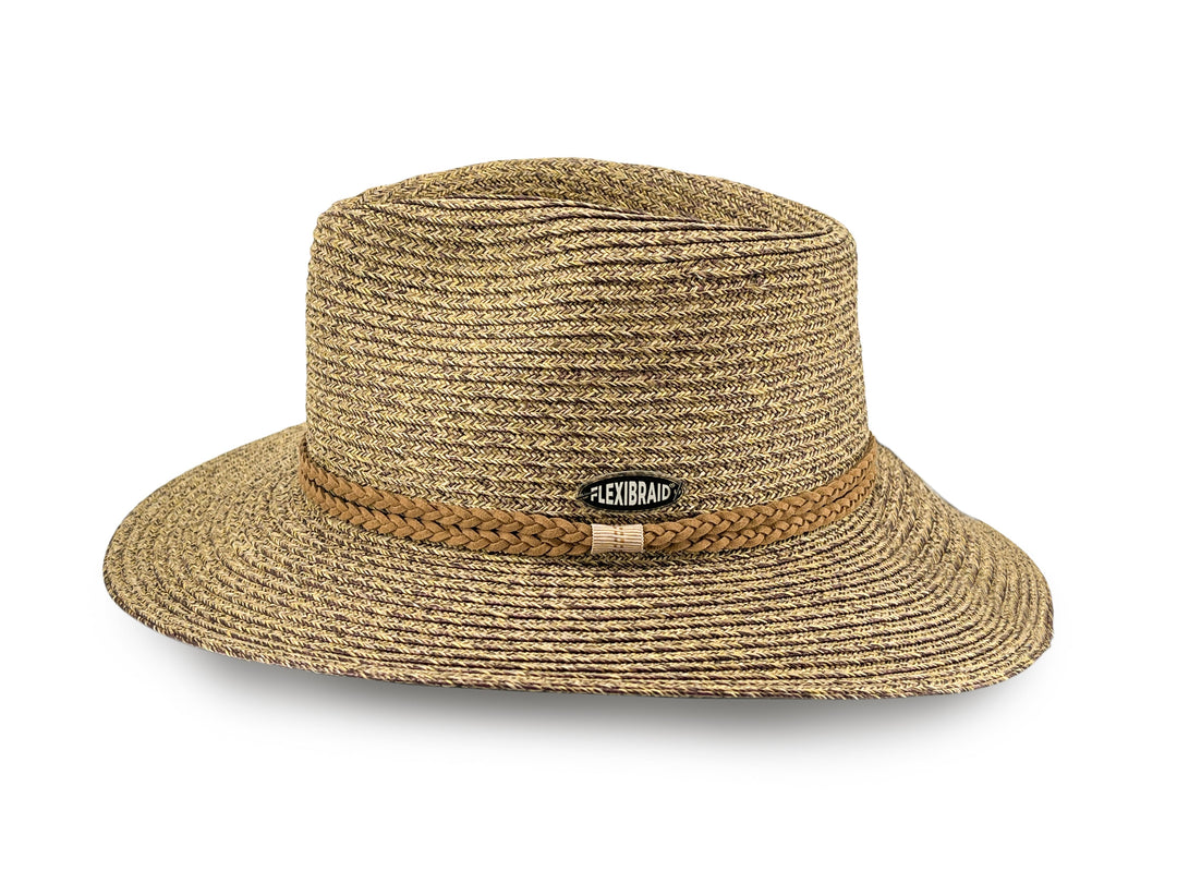Evoke - Keith Flexibraid Fedora - Chocolate