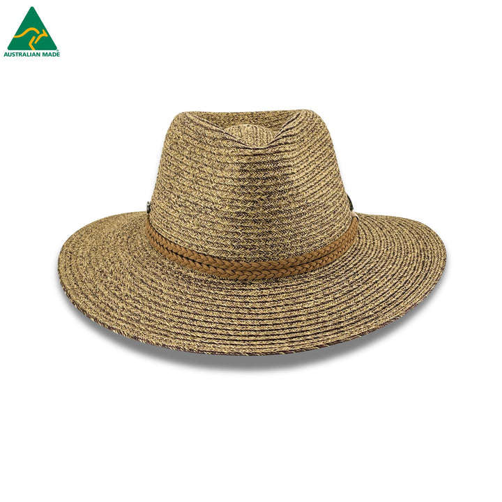 Evoke - Keith Flexibraid Fedora - Chocolate
