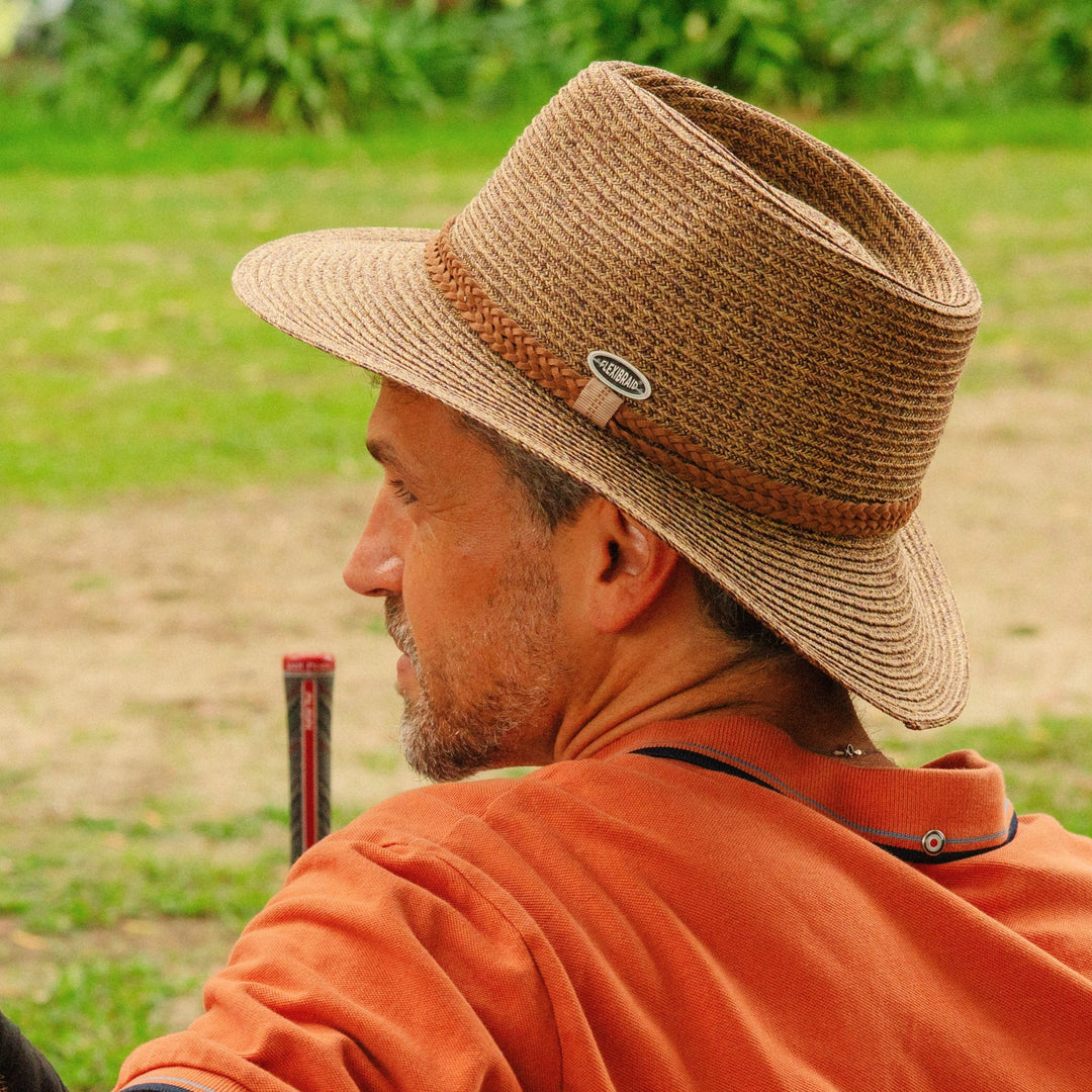 Evoke - Keith Flexibraid Fedora - Chocolate