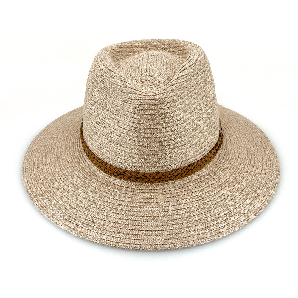 Evoke - Keith Flexibraid Fedora - Sand