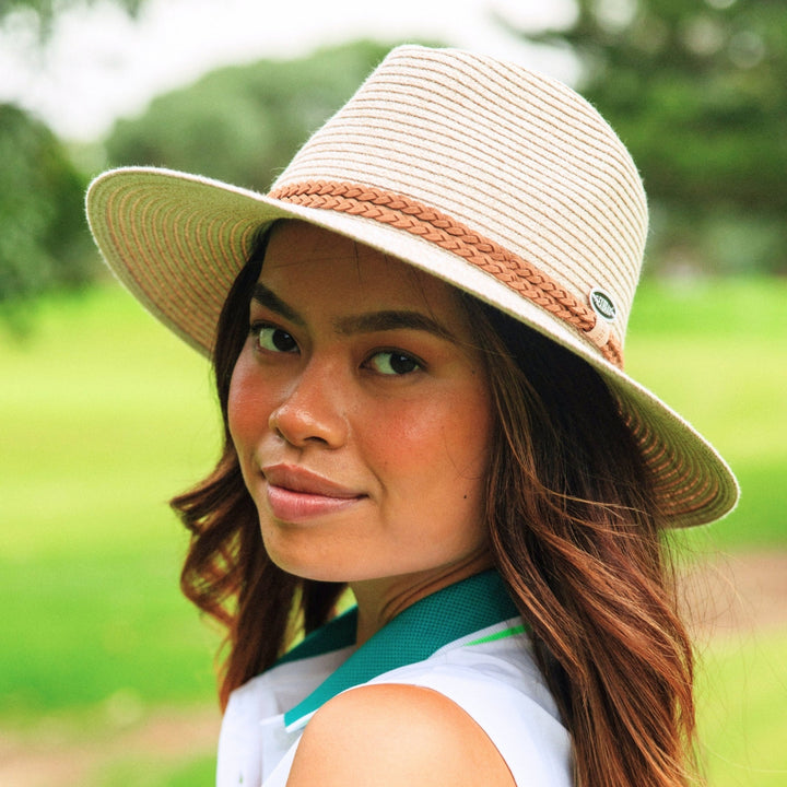 Evoke - Keith Flexibraid Fedora - Sand