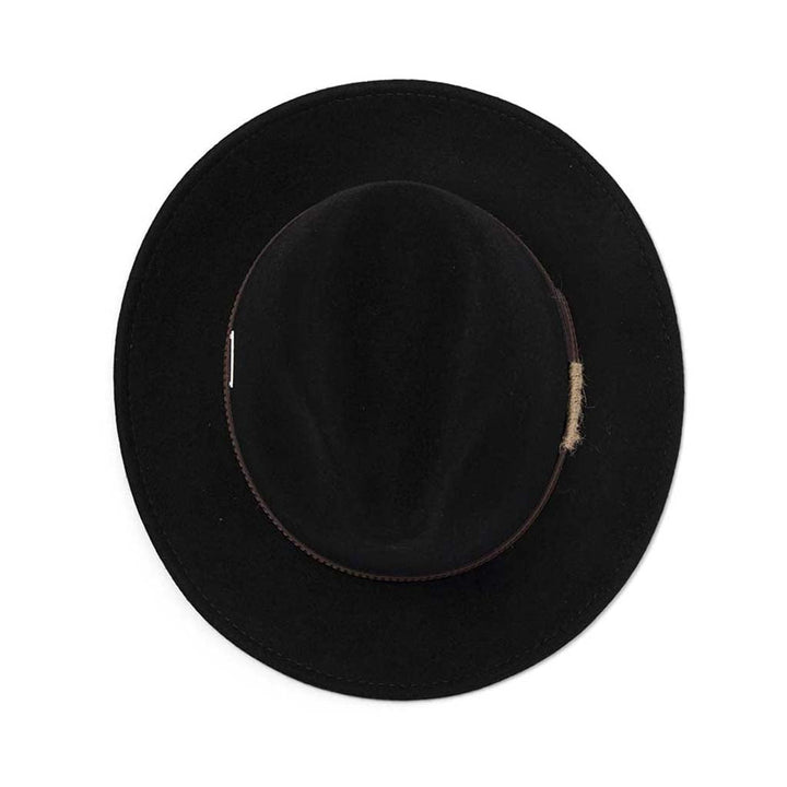 Evoke - Paterson Felt Fedora - Black