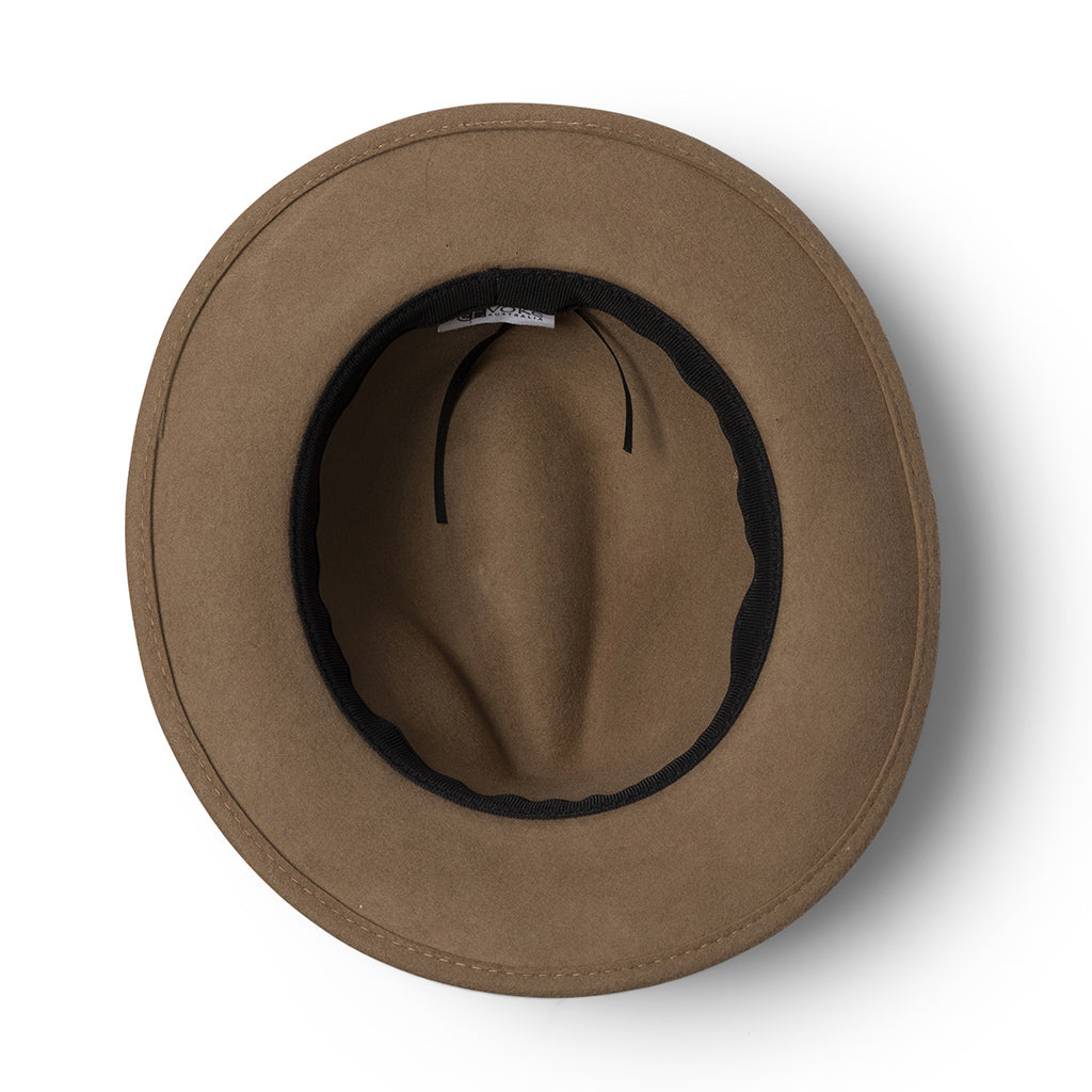 Evoke - Paterson Felt Fedora - Camel