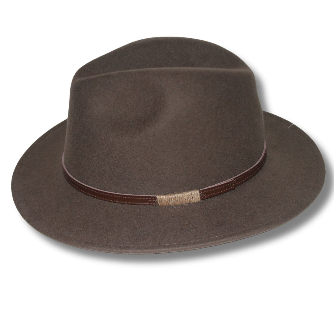 Evoke - Paterson Felt Fedora - Burnt Sage