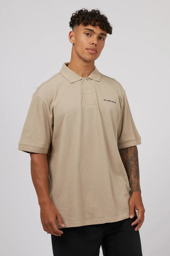St Goliath Essential Polo - Oatmeal