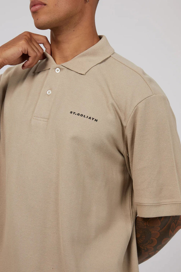 St Goliath Essential Polo - Oatmeal