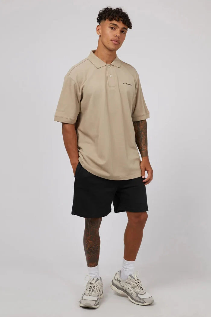 St Goliath Essential Polo - Oatmeal