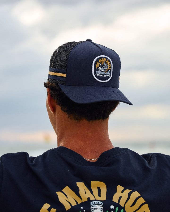 The Mad Hueys Beeramundi | Twill Trucker - Navy
