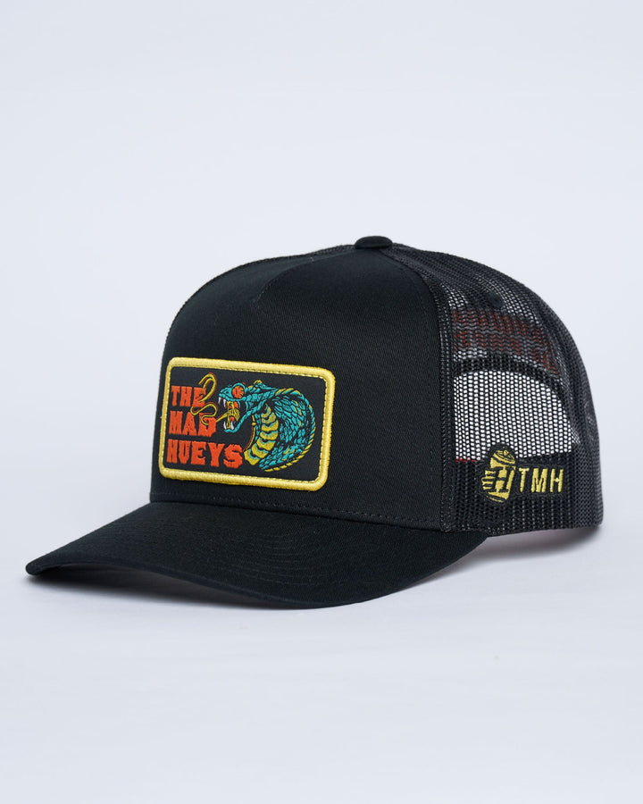 The Mad Hueys Frothy Fanging | Twill Trucker - Black