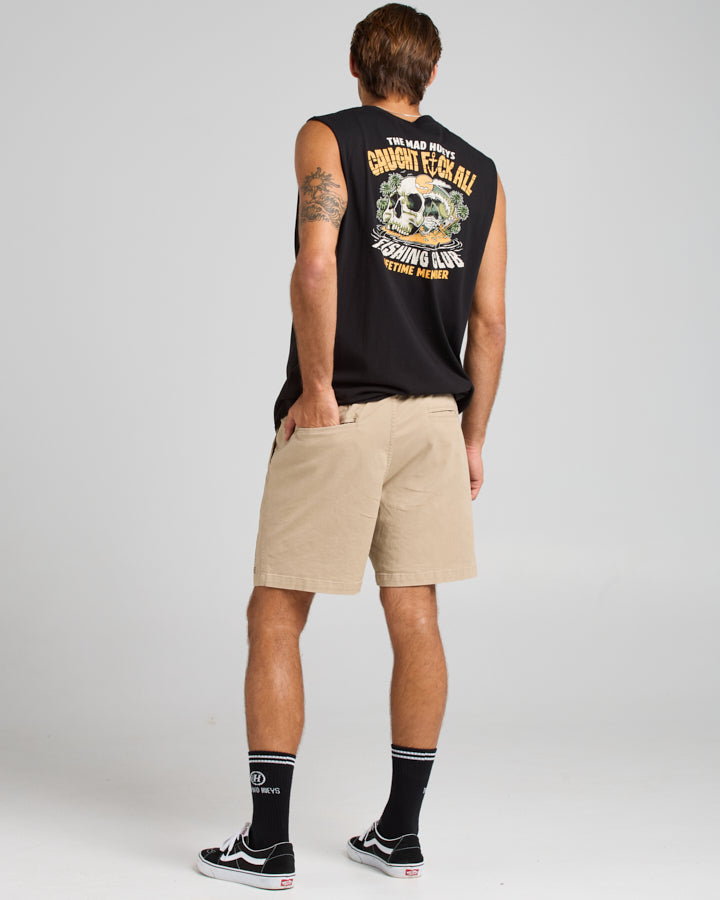 The Mad Hueys Stranded 18" Chino Short in Taupe - product photo 8