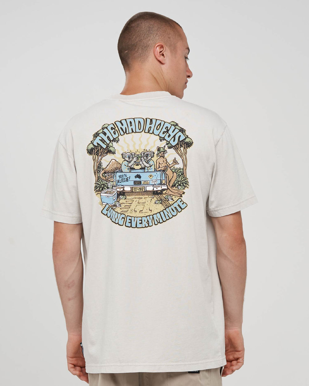 The Mad Hueys Loving Every Ute SS Tee in Smoke Washed - product photo 2