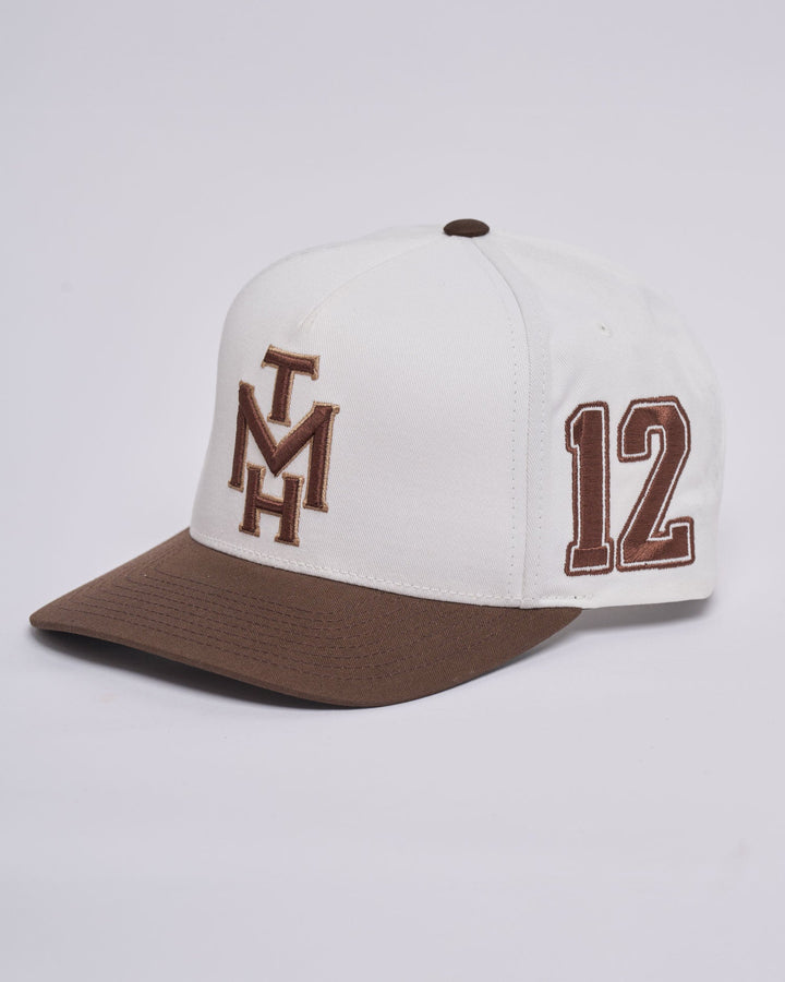 The Mad Hueys New Hueys Twill Snapback in White - product photo 1
