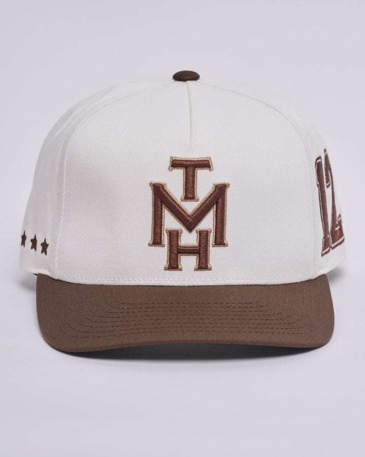 The Mad Hueys New Hueys Twill Snapback in White - product photo 3