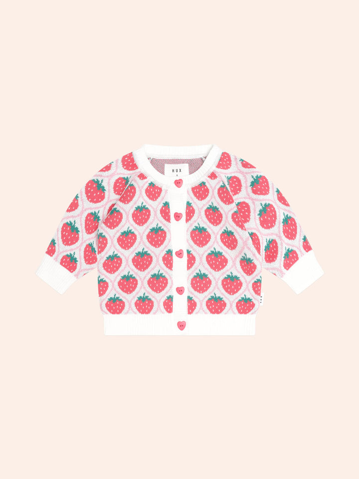 Huxbaby Strawberry Fields Cardi in Strawberry - photo 1 of 5